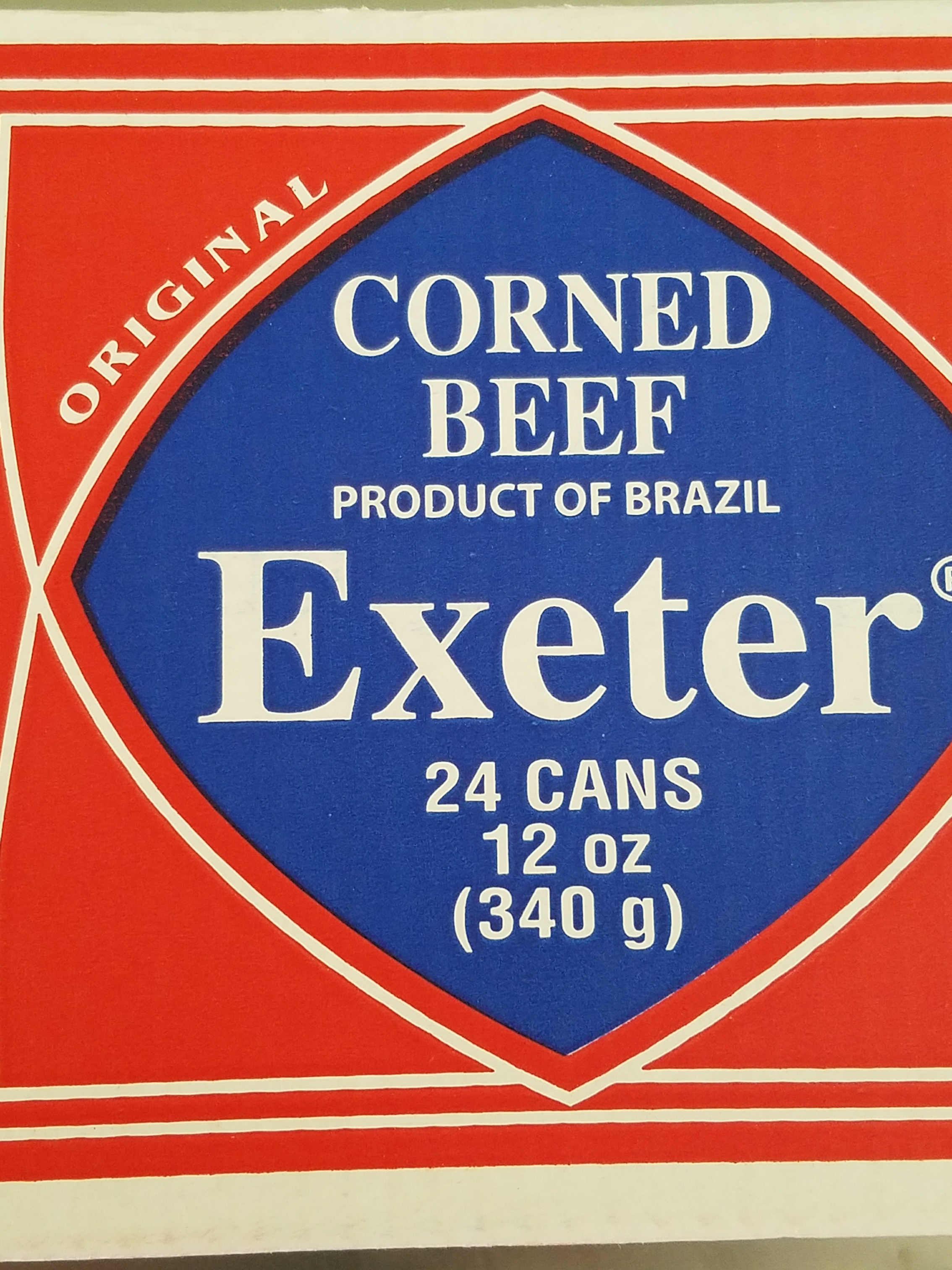 Corned Beef Exeter 12OZ (Case)